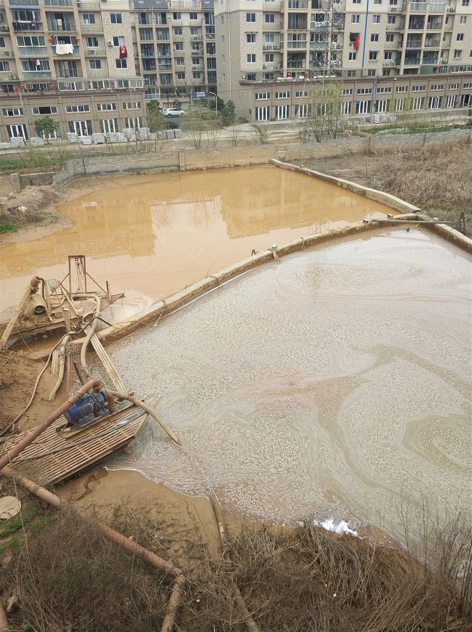 浮山沉淀池淤泥清理-厂区废水池淤泥清淤